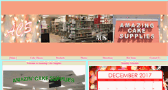 Desktop Screenshot of amazingcakesupplies.com